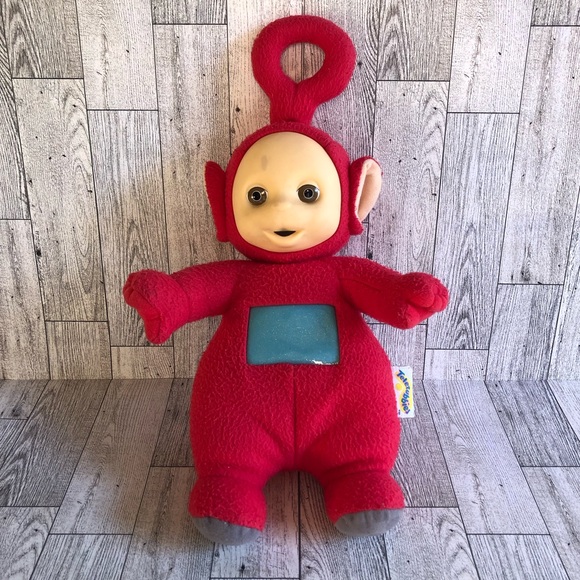 Playskool - Vintage 1998 Teletubbies 15" Talking Po Plush Doll (Works) - Picture 3 of 16